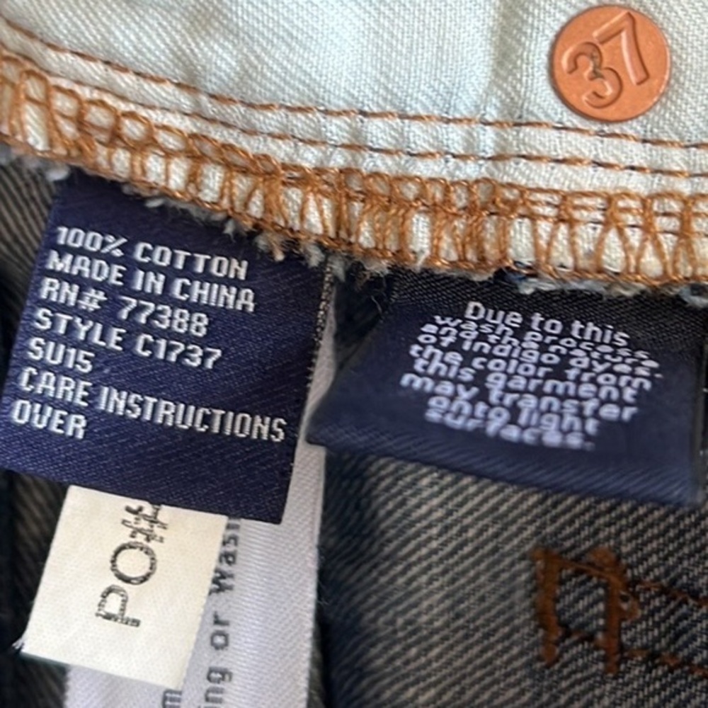 Madewell High Waisted Raw Hem/Rolled Hem Denim Jean Shorts Size 24 - Picture 8 of 8